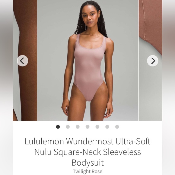 lululemon athletica Tops - Lululemon Wundermost Ultra-Soft Nulu Square-Neck Sleeveless Bodysuit